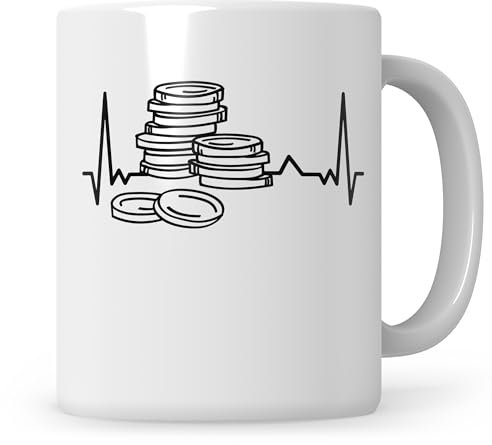 Sweetify Buchhalterin Tasse lustig Herzschlag Rechnungswesen Witz Bilanz Buchhaltung Geschenk