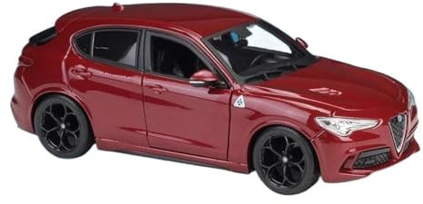 Veicoli A Motore Miniatura 1:24 for Alfa Romeo Stelvio SUV Scala In Metallo Pressofuso Veicolo In Miniatura Modello Di Auto Statica Adulti Display Souvenir Macchinina Modellino Di Auto Finito