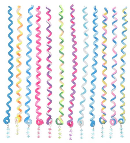 BELLIFFY 12 Spiral-haarreifen Für Mädchen Zopfhalter Haarschmuck-set Für Kinder