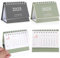 Tyqour 2 Stück Mini Tischkalender 2025, 2025 Kleiner Tischkalender Zum Aufstellen, Klein Stehkalender 2025 Mini Kalender Kleiner Monatskalender Mini Desk Calendar 2025