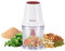 BEPER P102ROB010 Procesador de alimentos de doble cuchilla, 400 W,R de plástico de 500 ml, Cuchillas de acero inoxidable para un picado homogéneo, Sistema de seguridad y pies antideslizantes, Alimenta