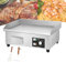 forplubossmmp Plancha Eléctrica Comercial con 2 Espátulas para Freír, Parrilla Teppanyaki De Acero Inoxidable De 50 A 300 ℃, Plancha De Encimera Antiadherente para Asar Tocino, Filetes,1500W