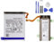 Batterie compatible pour Samsung Z FLIP 4 EB-BF723 + EB-BF724 (deux heures) SM-F721B + kit de tournevis