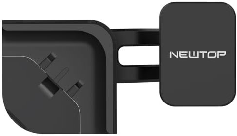 N NEWTOP Supporto ST50 Magnetico Calamita Porta Telefono Clip Reggi Universale per Cellulare Smartphone Telefono GPS Navigatore Compatibile SOLO per Tesla Model 3 e Model Y Monitor TV Auto Angolare