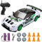 PLLYPE RC Drift Car, 1:24 Ferngesteuertes Auto Drift, 2,4 GHz 4WD Tabletop Drift RC Car mit LED-Leuchten, 2 Batterien, Drift Auto Ferngesteuert für Erwachsene, Kinder ab 6 Jahren Geburtstagsgeschenk