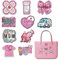 YMO Bling Charms für Bogg Bag Zubehör, Mama Krankenschwester Leben für Bogg Bag Beach Charms kompatibel mit Simply Southern, niedliche Gummi-Dekorationen für Frauen und Mädchen (Krankenschwesterleben)