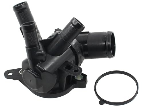 Thermostat Housing with Seal for Da-cia Dokker Duster Lodgy Merce-des | for Citan W415 Ni-ssan Juke F15 Pulsar C13 Qashqai J11 Re-nault Captur Clio Scenic Megane Kadjar Kangoo 1.2 TCE DIG-T Petrol