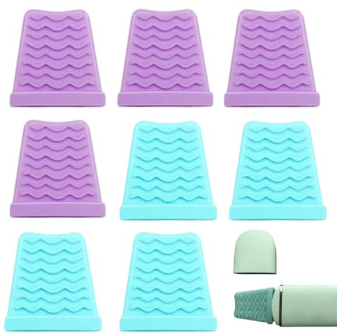 WTUSGA Lot de 8 spatules à pores douces en silicone pour le visage - Outil pour récurer la peau à ultrasons - Spatule pour nettoyage en profondeur et soins du visage