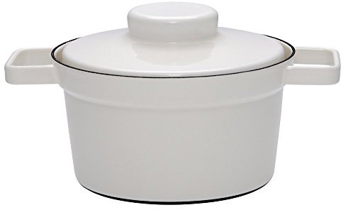 Pot de l'?mail ar?me pot pot 1.75L 20cm diam?tre gris clair 115 070 (Japon import/Le paquet et le manuel sont ?crites en japonais)