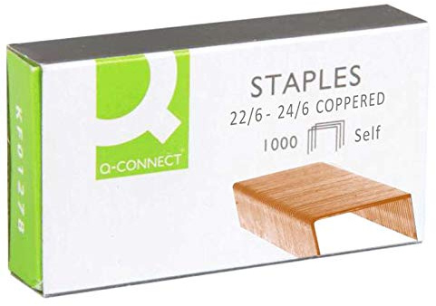 Q-Connect KF01279 Packung mit 1000 Heftklammern