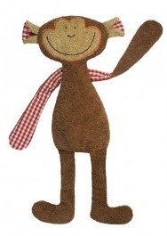 Natureline Efie Bio-Kuscheltier AFFE – Schlenkertier aus kontrolliert biologischem Anbau (KBA) – GOTS-Zertifiziert – handgefertigt in Deutschland – nachhaltiges Spielzeug für Babys & Kinder