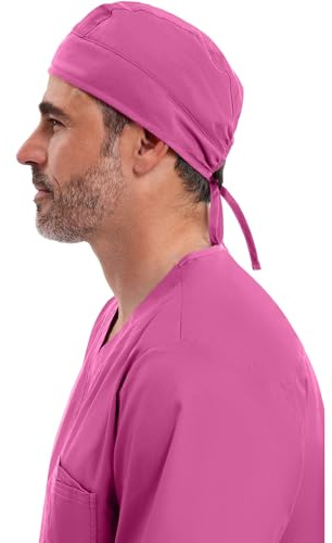 Cherokee Uniforms OP-Hauben, OP-Kappen, OP Kopfbedeckung aus Stoff (Shocking Pink)