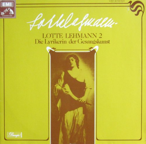 Das Lotte Lehmann Album 2: Die Lyrikerin der Gesangskunst [Vinyl Doppel-LP] [Schallplatte]