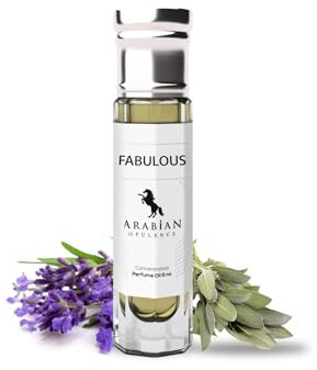 Arabian Opulence FR114 FABULOUS Roll-on Parfümöl | Konzentriertes Parfüm Körperöl | Langanhaltendes Parfüm auf Ölbasis für Männer und Frauen | Reisegröße Alkoholfreies Parfümöl Flasche (6ml)