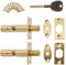 Brass High Security Dead Bolt & Star Key Door/Window Frame Lock