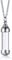 Cupimatch Glass Openable Perfume Container Vial Tube Necklace Chain, Stainless Steel Urn Keepsake Cremation Ashes Memorial Small Pendant Necklace Jewelry