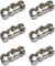 6 Pack Chrome Plated 15mm Full Bore Isolating Isolation Valve Heavy Pattern Compression Joint