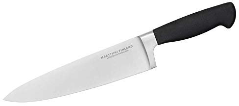 Marttiini KIDE Chefmesser, groß, Stahl 1.4116, geschmiedet, satinierte Klinge, Santoprene-Griff