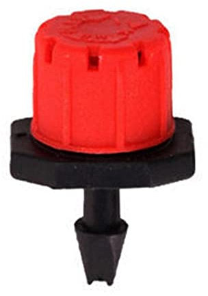 TOSSPER 100pcs Adjustable Garten Mikro-durchflusstropfer Barb Bewässerung Bewässerung Dripper Sprinkler Pot Für Gewächshaus