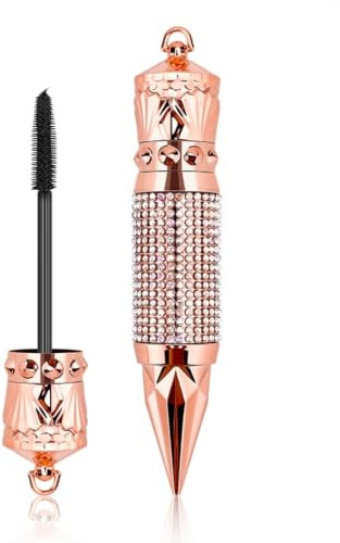 MAYEON Eyelash Mascara Waterproof & Long Lasting, 4D silk Fiber Lash Mascara Volume and Length Eye Makeup Sparkling Diamond Mascara