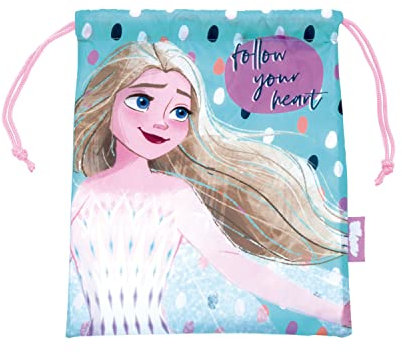 ARDITEX WD14548 Bolsa Merienda 26.5X21.5cm de Disney-Frozen
