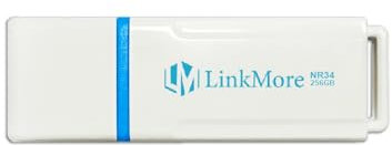 LinkMore Unidad Flash USB 3.1 Gen2x1 de 256 GB, Velocidad de Lectura de hasta 120 MB/s, Velocidad de Escritura de hasta 60 MB/s, Unidad de Pulgar