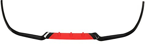 Splitter Paraurti Anteriore, 3 Pezzi Splitter Paraurti Anteriore Resistenti Angoli Delicati Spoiler Labbro Universale per (Rosso)