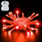 Gcstnn Battery Fairy Lights, 3M 30 LED Fairy Lights Battery Operated with Timer, IP65 Waterproof String Lights for Jar Garden Camping Christmas Indoor Outdoor Decorations, Red