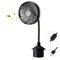 Powerful Low Noise Car Fan, 3 Speeds Adjustable Portable USB Powered Fan with Gooseneck, Suitable for Cars, Trucks, SUVs, RVs