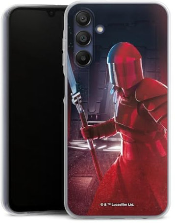 DeinDesign Silikon Hülle kompatibel mit Samsung Galaxy A15 5G Case transparent Handyhülle Waffe Soldat Star Wars