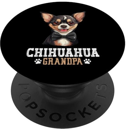 Chihuahua Opa Hundeliebhaber Chihuahua Hund Vatertag PopSockets mit austauschbarem PopGrip
