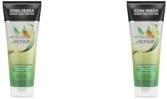 John Frieda Detox & Repair für trockenes, strapaziertes und geschädigtes Haar mit Avocadoöl und grünem Tee, 250 ml (Packung mit 2)
