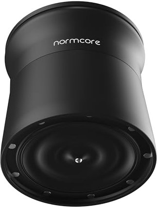 Normcore 58mm 2-in-1 Magnetic Dosing Cup, Espresso Dosing Funnel with Portafilter Dosing Cup, Barista Coffee Grinder Dosing Tools Fit 58 mm Basket, Matte Black Anodized Aluminum, New Upgraded