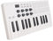 25 Key USB MIDI Keyboard Controller With 8 Backlit Drum Pads, 2,000 MAh Wireless MIDI Keyboard With 8 Knobs, Music Production Software