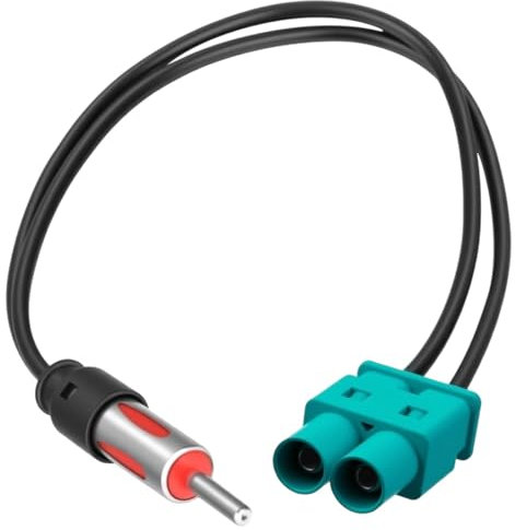 Dual Fakra Autoradio Antennenadapter 30cm, amplificador antena coche Kompatibel mit Diversity-Antennensysteme in Audi-, FIAT-, Mercedes-, Peugeot-, Skoda-, Seat- und Au VW-Automodelle