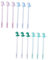 12 Pièces Stylos Kawaii de Stylos Portables Multicolores pour Accessoires Écriture Amusants Forme Parfait
