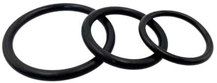 10 Stück EPDM Gummi O-Ring Dichtungen 6 mm X 80 mm, O Ringe Dichtungsscheibe Schwarz