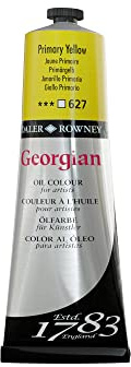 Daler Rowney Georgian Oil Paint - Gorgeous Colors - 225ml - Lemon Yellow Chrome