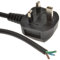 kenable 13A Fully Moulded 3 Pin UK Plug to 1mm Cable Stripped Bare Ends 2m [2 metres]
