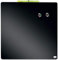 Nobo Quadratisches Magnetisches Mini-Whiteboard, Rahmenlos, Trocken Abwischbar, Leicht zu Reinigen, Wandmontage, Zuhause/Büro, 360 x 360 mm, Schwarz, 1903774