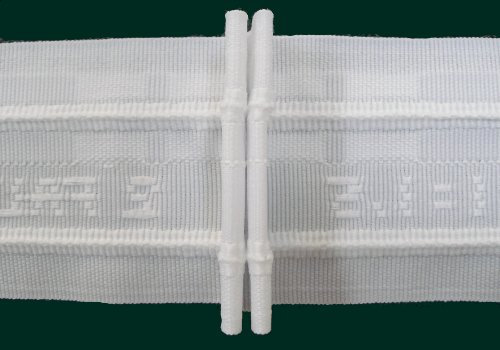 Ruther & Einenkel Gardinenband, PES, weiß, 1000 x 5 x 0.2 cm