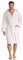 Vossen Damen & Herren Bademantel Texas weiß XS