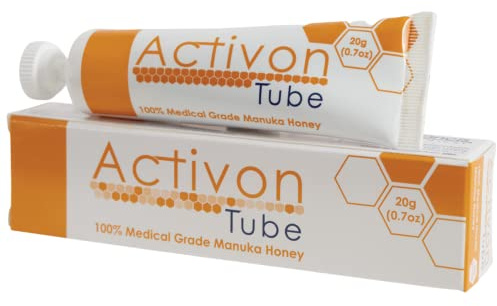 Activon Medical Grade 100% Manuka Honey Gel Tube Natural Healing of Wounds 20g Pack of 1