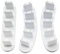 KADS Nagel Ständer，3-teiliges Set，Kunststoff Nagelübungsständer，Weiß Nagelspitzen Halter für Nageldesign