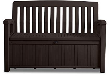 Keter - Banc de Jardin avec Coffre de Rangement en résine 227L