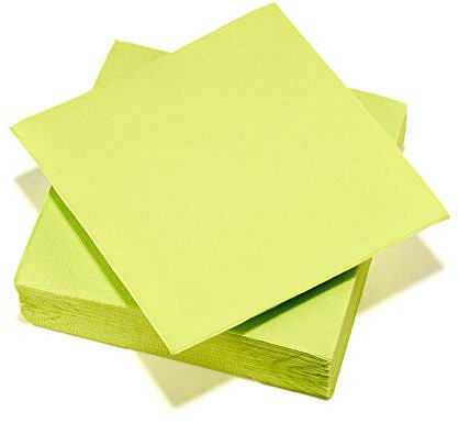 40 Serviettes Vert Anis Tex Touch FSC® - 38x38cm