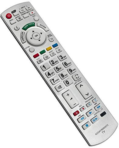 ALLIMITY N2QAYB000572 Fernbedienung Ersetzen fit für Panasonic Viera TV TX-L32ETF52 TX-L32ETS51 TX-P46ST33E TX-P50GT30B TX-P50GT30Y TX-P42GT30B TX-P42GTF32 TX-P42UT30B TX-P42UT30J TX-P50UT30Y