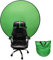 QIULAO Greenscreen Stuhl, Faltbar Und Einfach Zu Speichern Remote Arbeit Greenscreen Hintergrund, Green Screen Chair Mit Tragetasche Für Fotografie Home Office Videoaufzeichnung