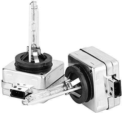 KIMISS Xenon-Scheinwerferlampen, 2 Stück Xenon-Scheinwerferlampen, Auto-Frontscheinwerfer 35 W 6000 K D1S Xenon-Scheinwerfer-Ersatzlampen