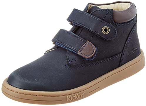 Kickers Tackeasy Chaussure Mixte Enfant, Marine, 30 EU